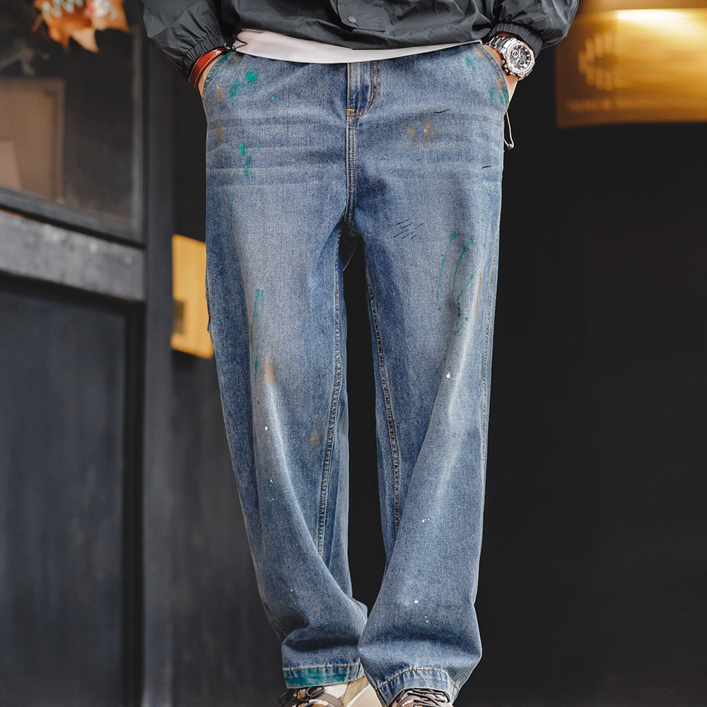 Levis Jeans 501 - Maden celana jins grafiti pria, celana