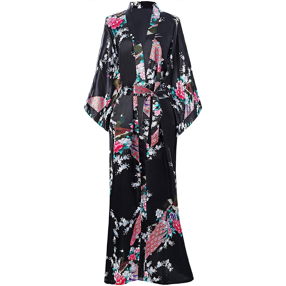 Wanita Jubah Panjang Ukuran Be - Robe Silk Women ulasan dan harga
