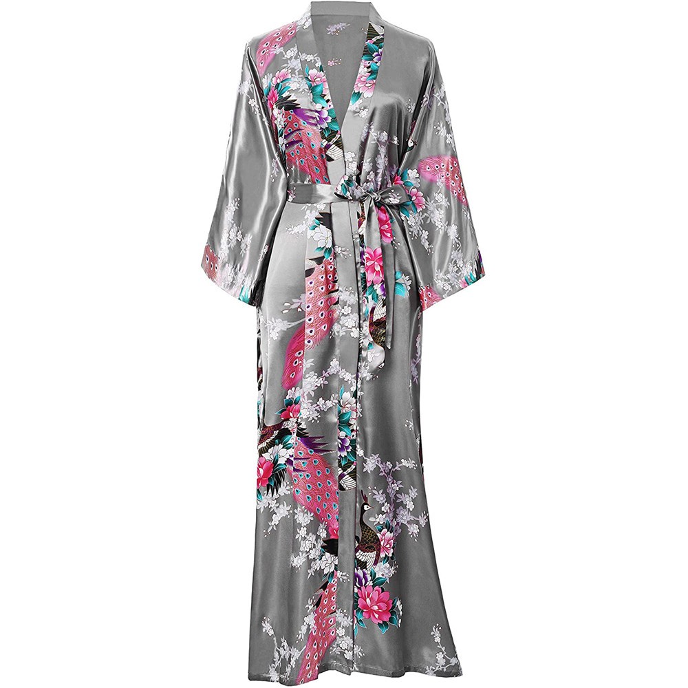 Wanita Jubah Panjang Ukuran Be - Robe Silk Women ulasan dan harga
