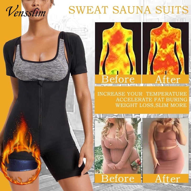 Vensslim Full Body Shaper Saun - Shapewear Bodysuit Firm ulasan dan harga