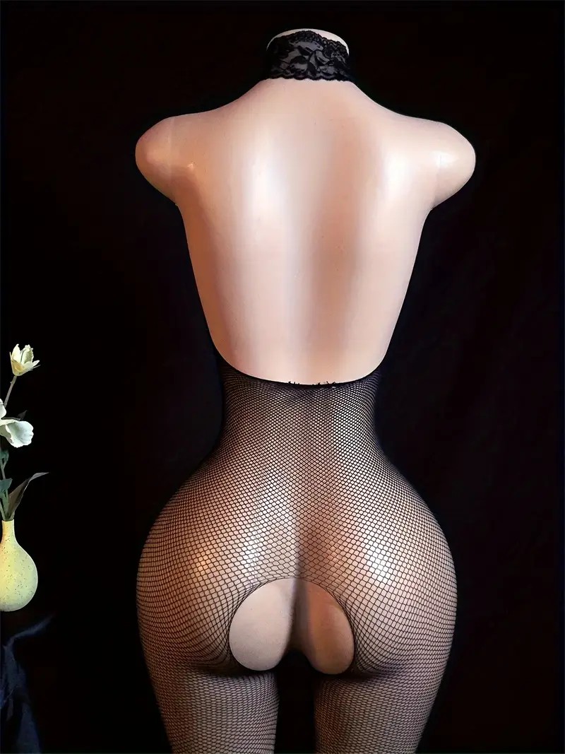 Seksi Crotchless penuh bodysto - Lace Teddy Lingerie ulasan dan harga